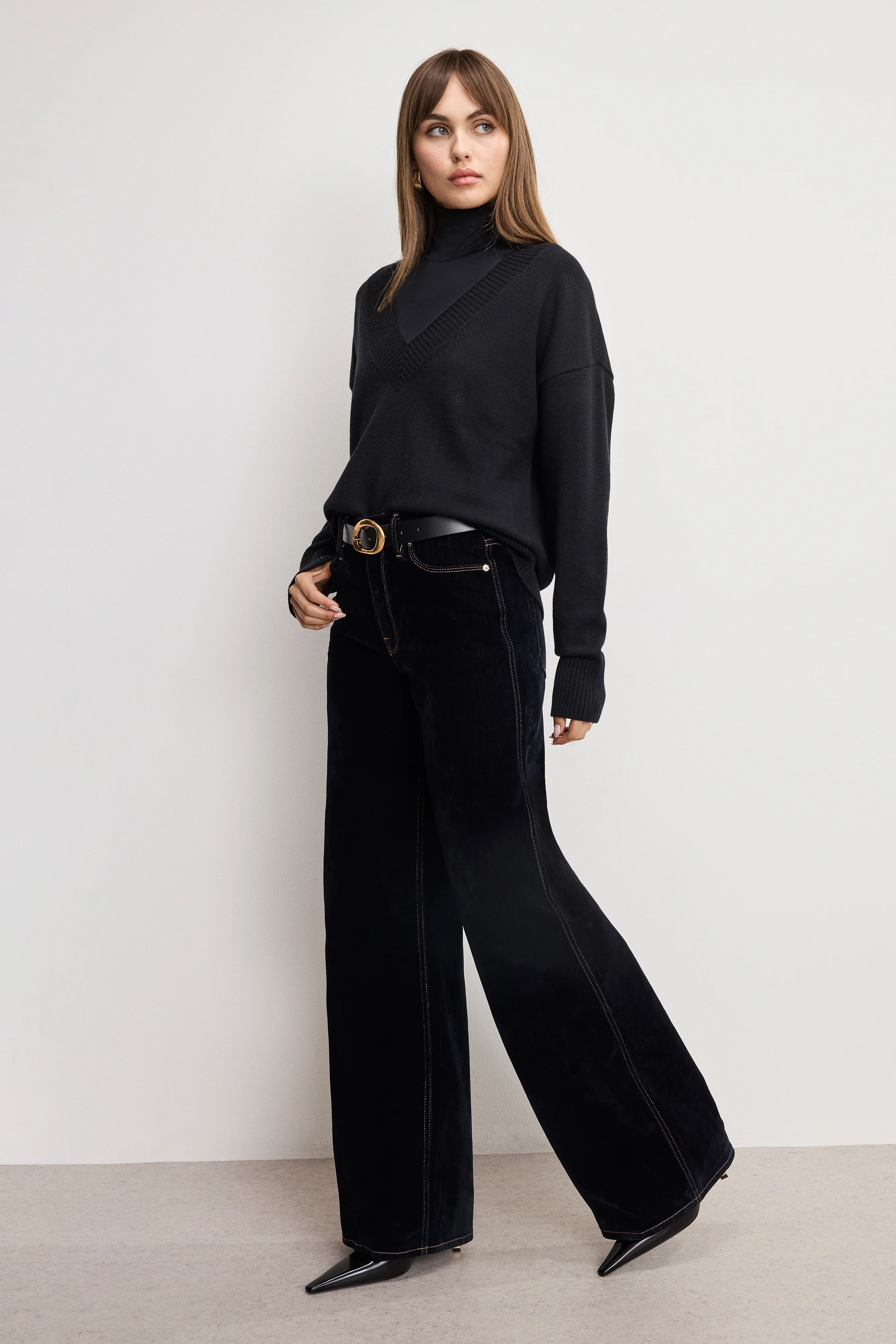 GOOD SKATE VELVET DENIM JEANS Indigo939 4 GOOD SKATE VELVET DENIM JEANS Indigo939