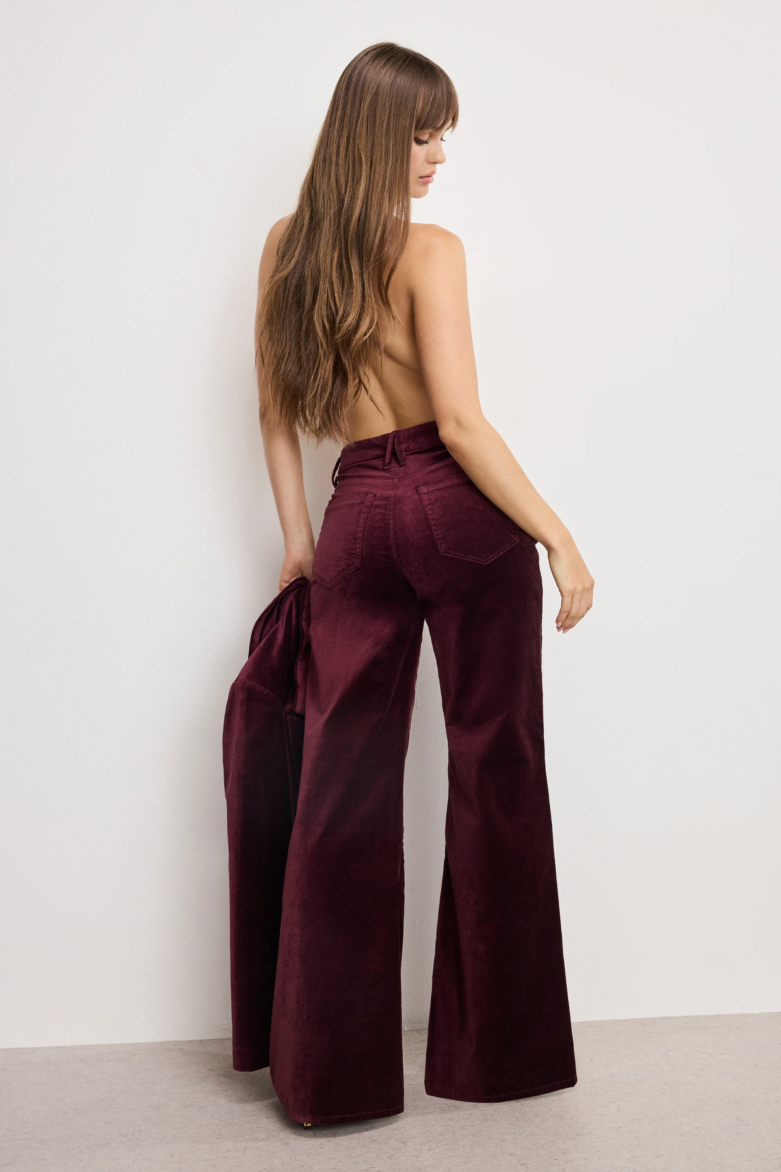 VELVET GOOD WAIST PALAZZO PANTS Fig007 5 VELVET GOOD WAIST PALAZZO PANTS Fig007