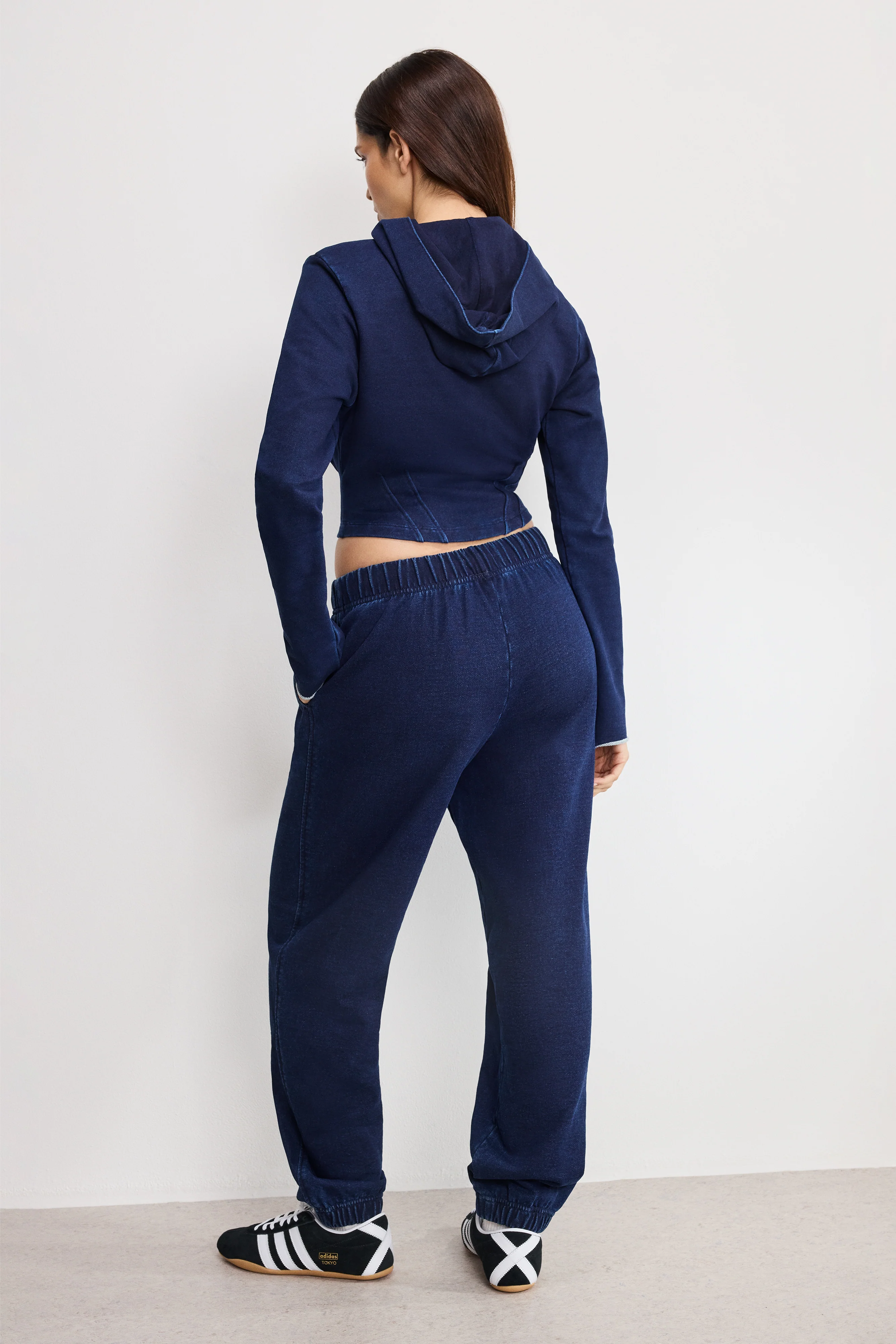 JEANIUS BOYFRIEND SWEATPANTS Indigo1029 5 JEANIUS BOYFRIEND SWEATPANTS Indigo1029