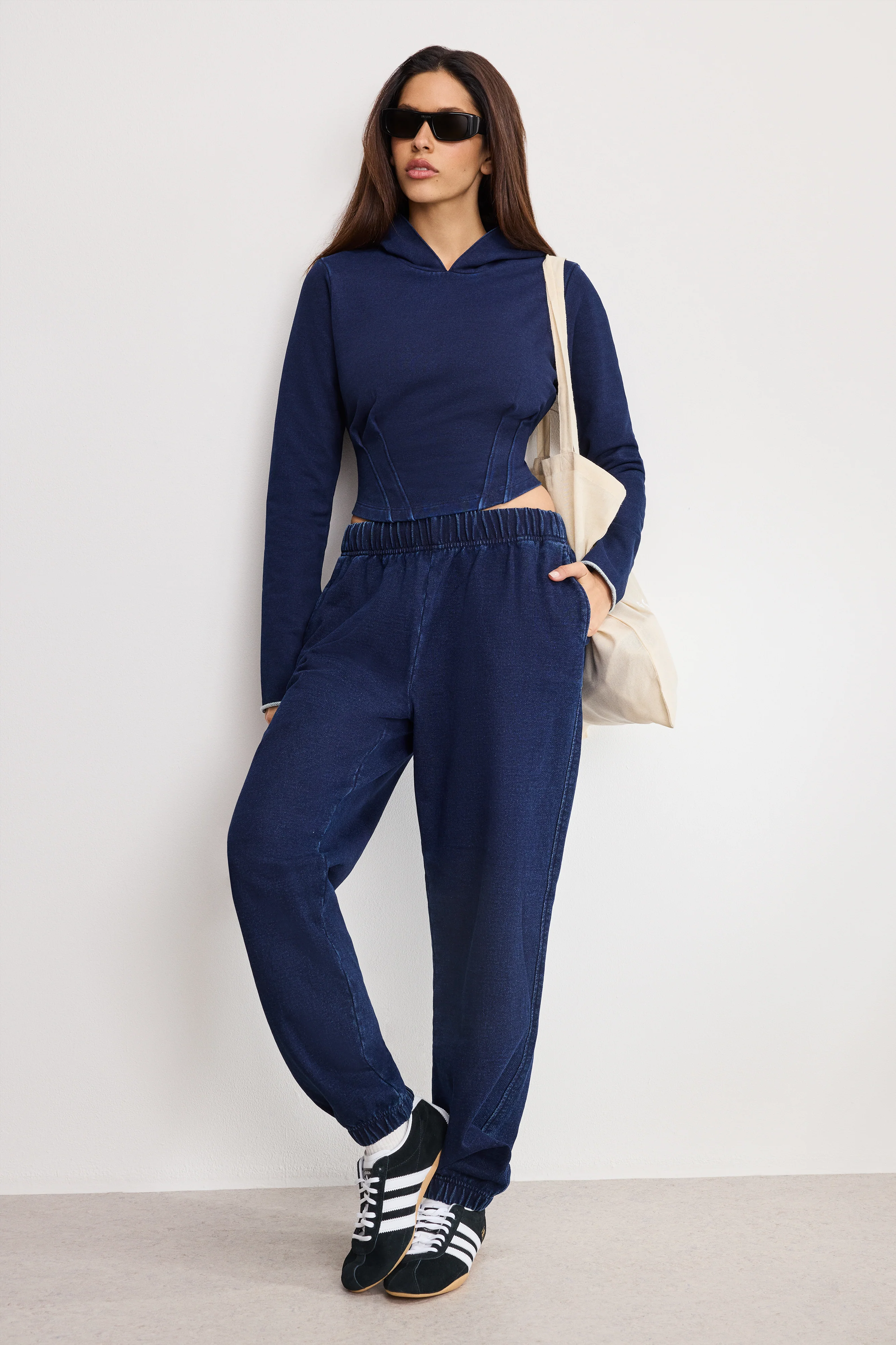 JEANIUS CORSET HOODIE Indigo1029