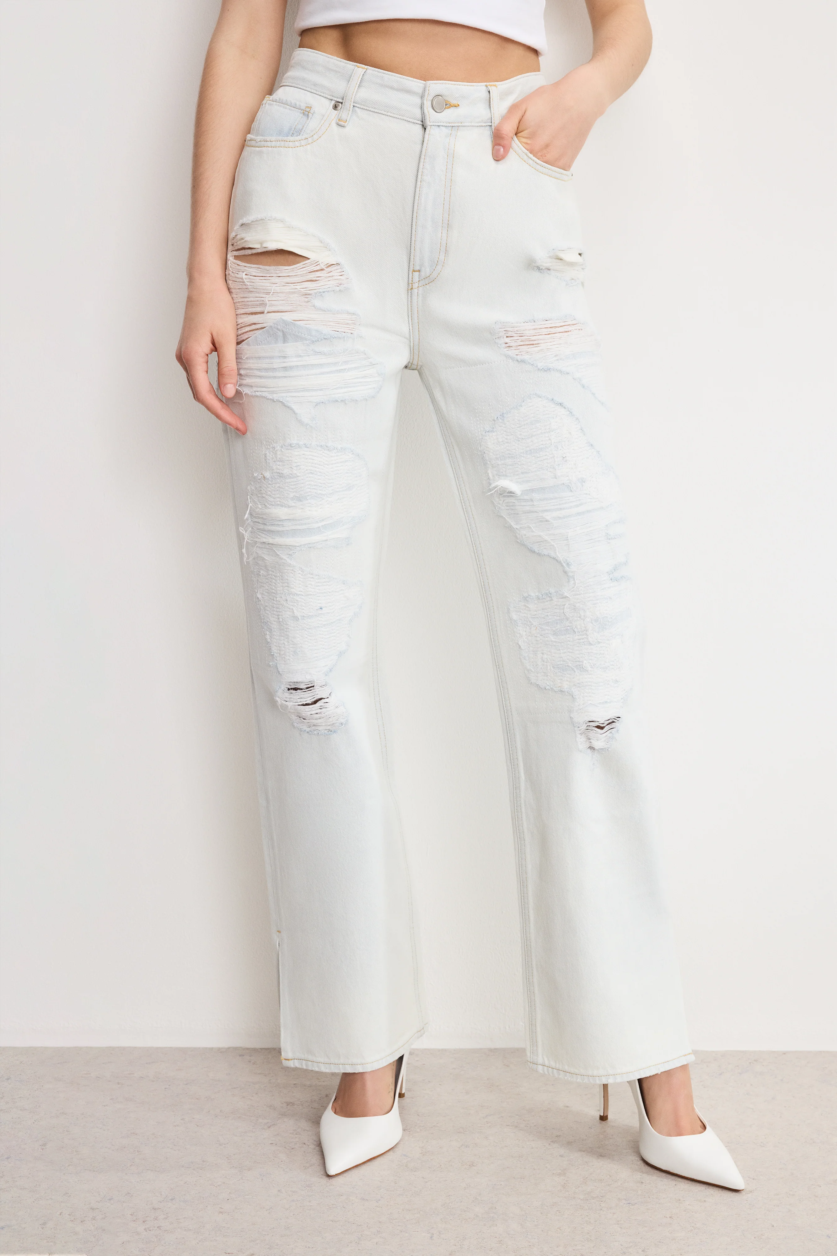 THE KHLOÉ JEAN LONG Indigo1016