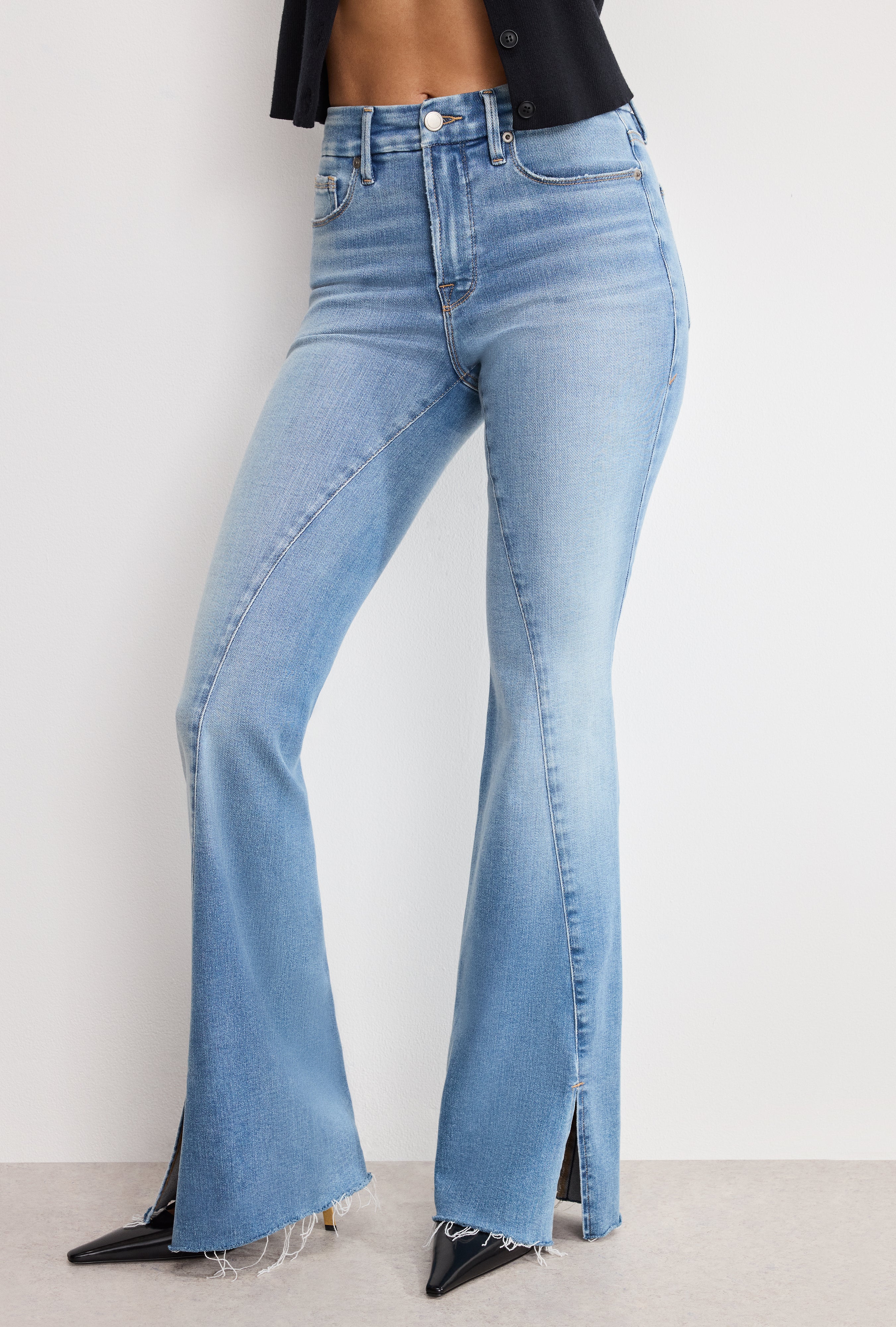 SOFT TECH GOOD LEGS FLARE JEANS Indigo995