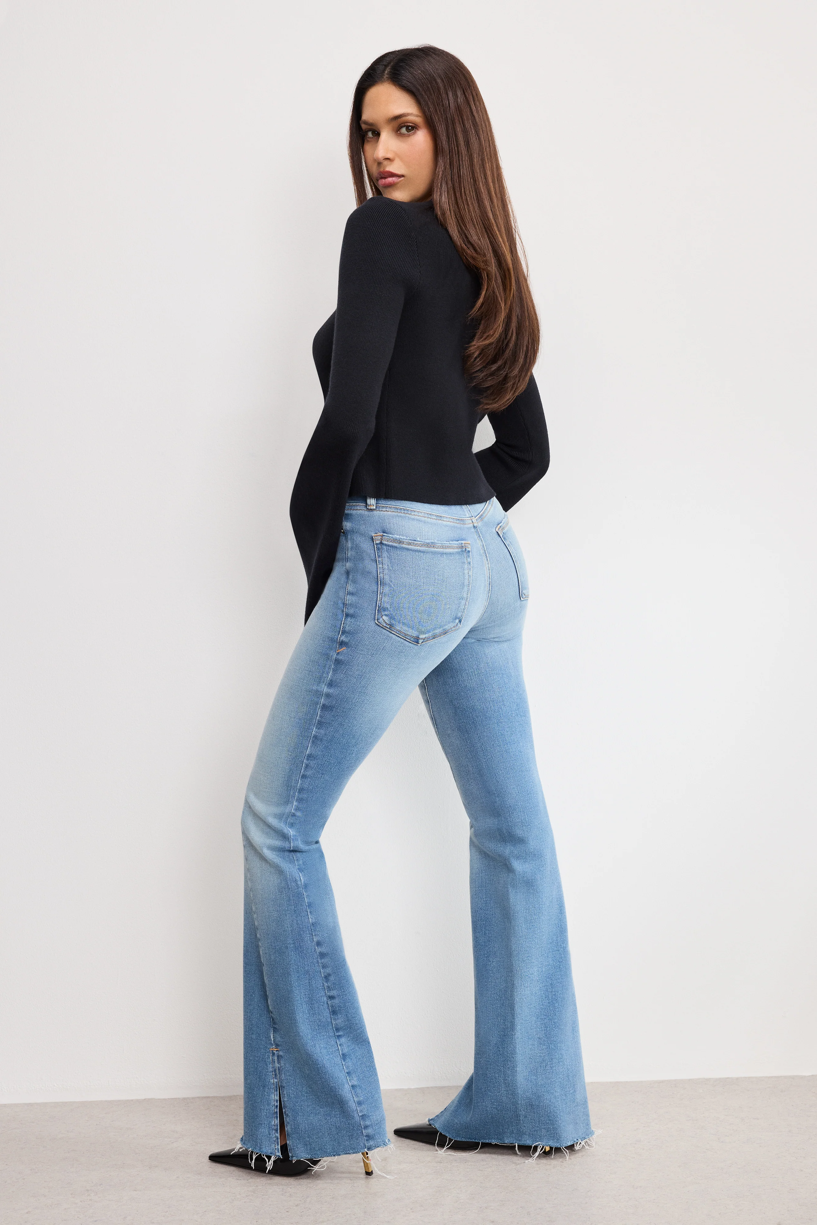SOFT TECH GOOD LEGS FLARE JEANS Indigo995