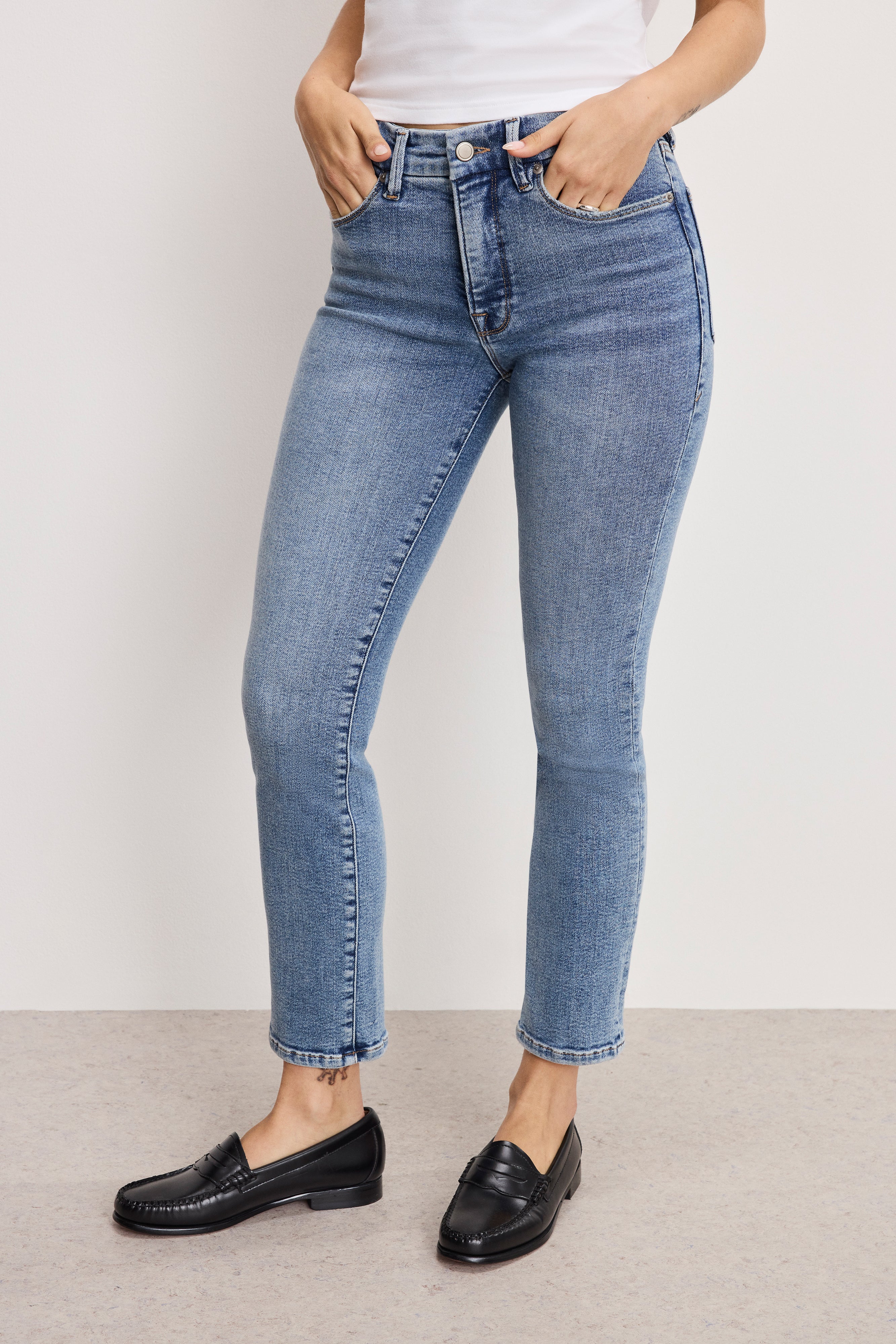 GOOD LEGS STRAIGHT JEANS Indigo988