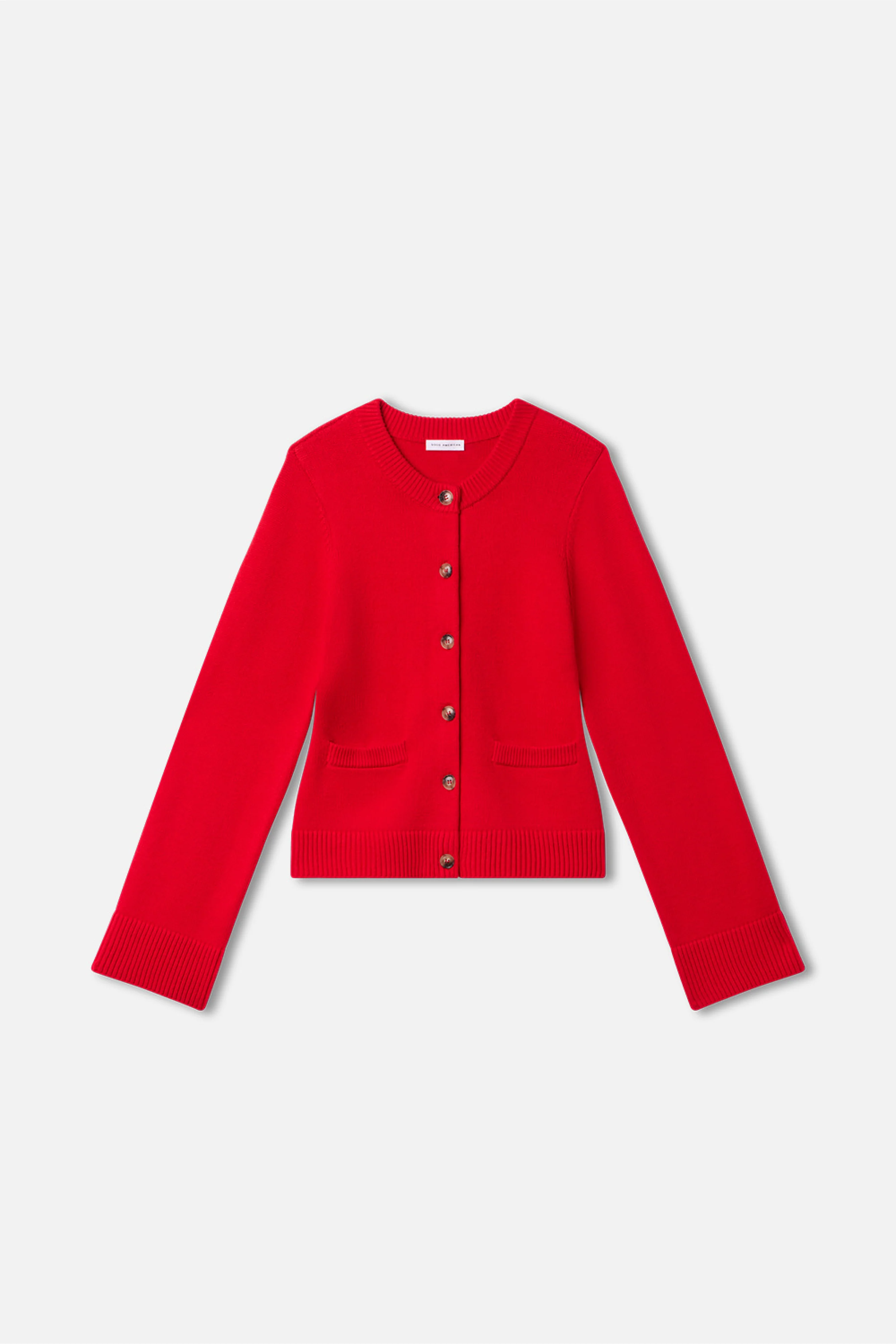 BUTTON FRONT KNIT CARDIGAN Chili001