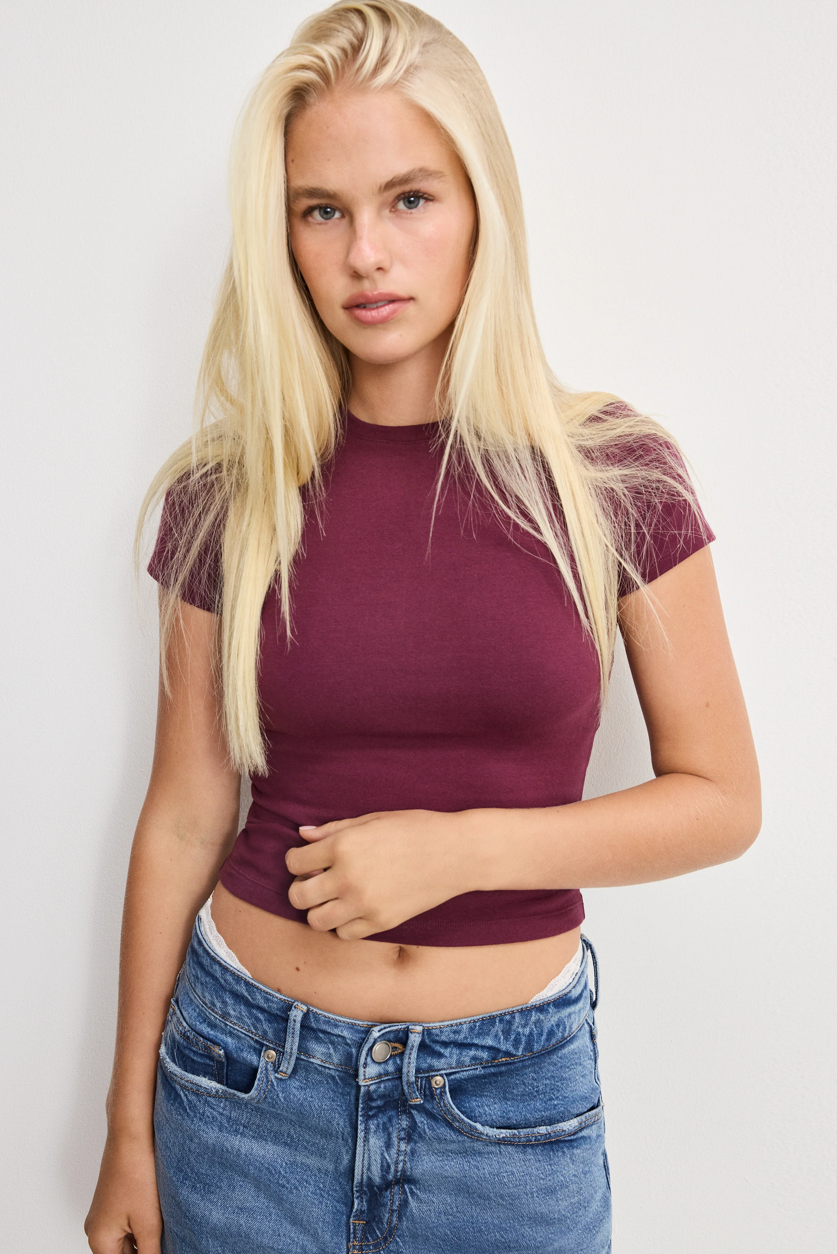 SUPER STRETCH BABY TEE Fig007