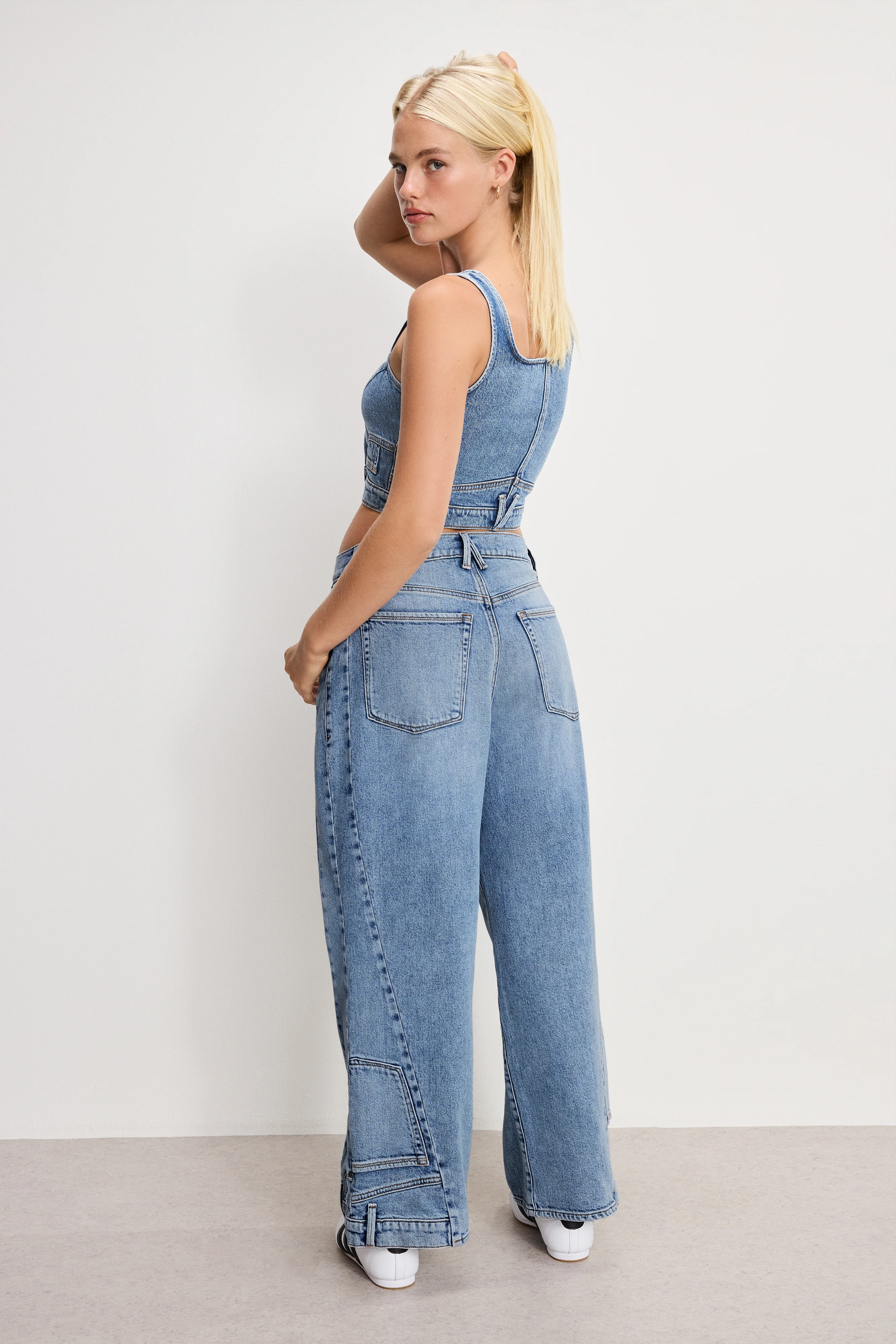 REWORKED WIDE LEG JEANS Indigo1083 4 REWORKED WIDE LEG JEANS Indigo1083