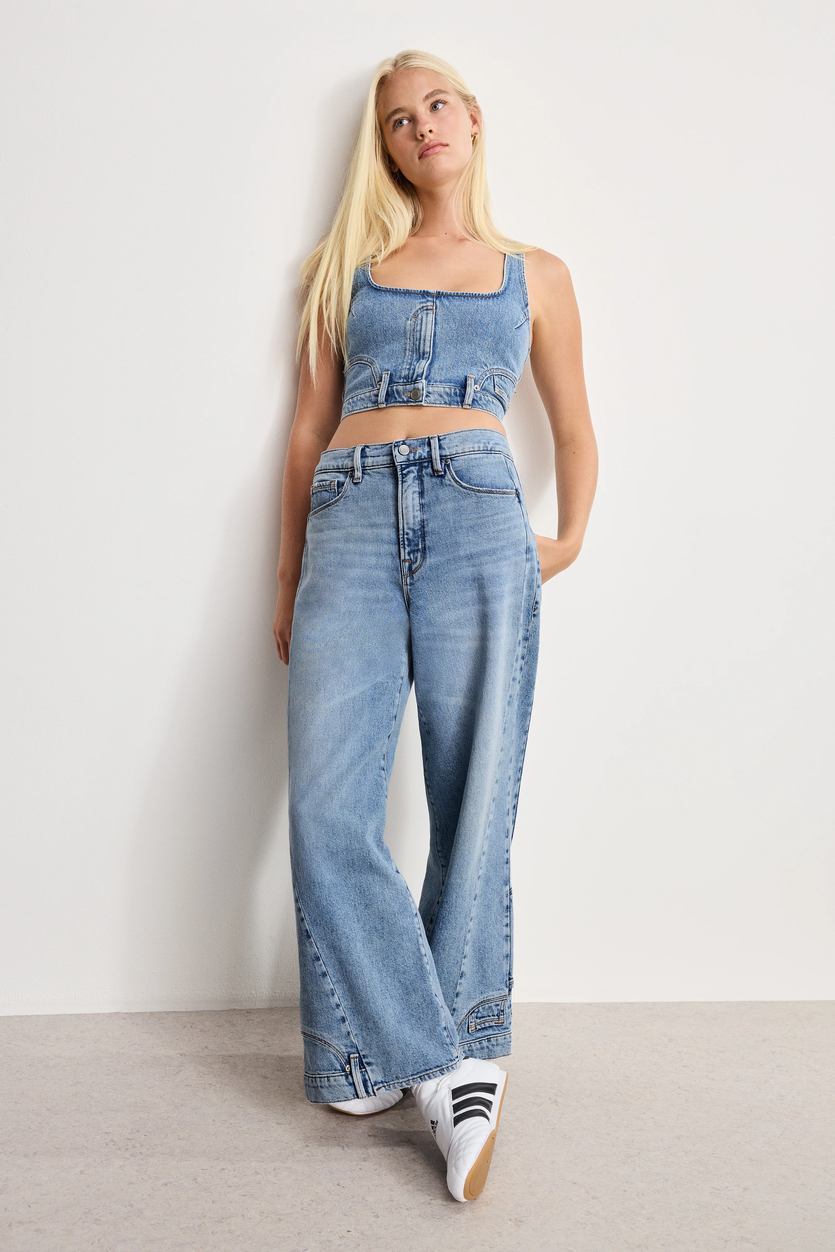 REWORKED WIDE LEG JEANS Indigo1083 5 REWORKED WIDE LEG JEANS Indigo1083