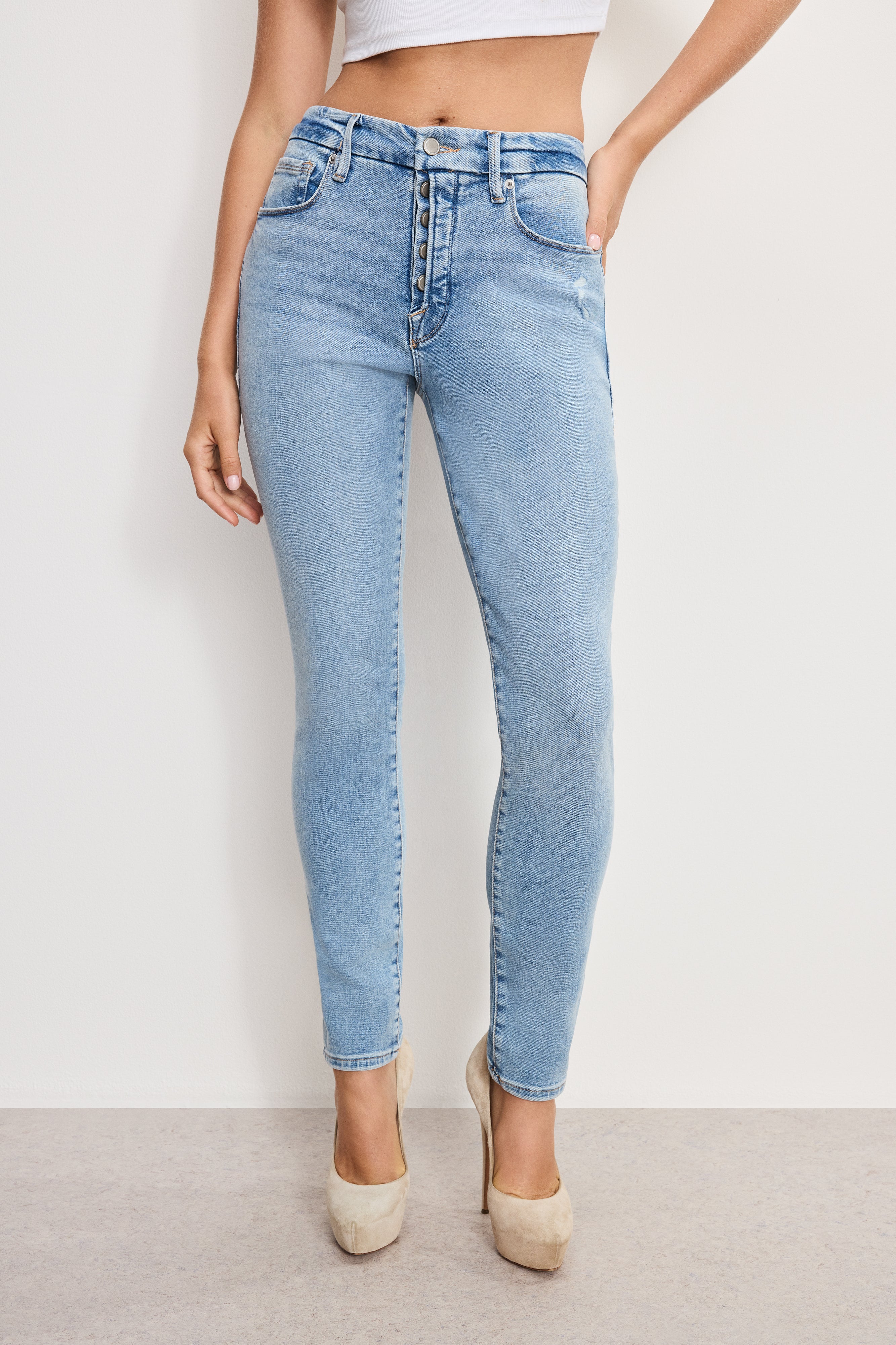 GOOD LEGS SKINNY COMPRESSION JEANS Indigo380