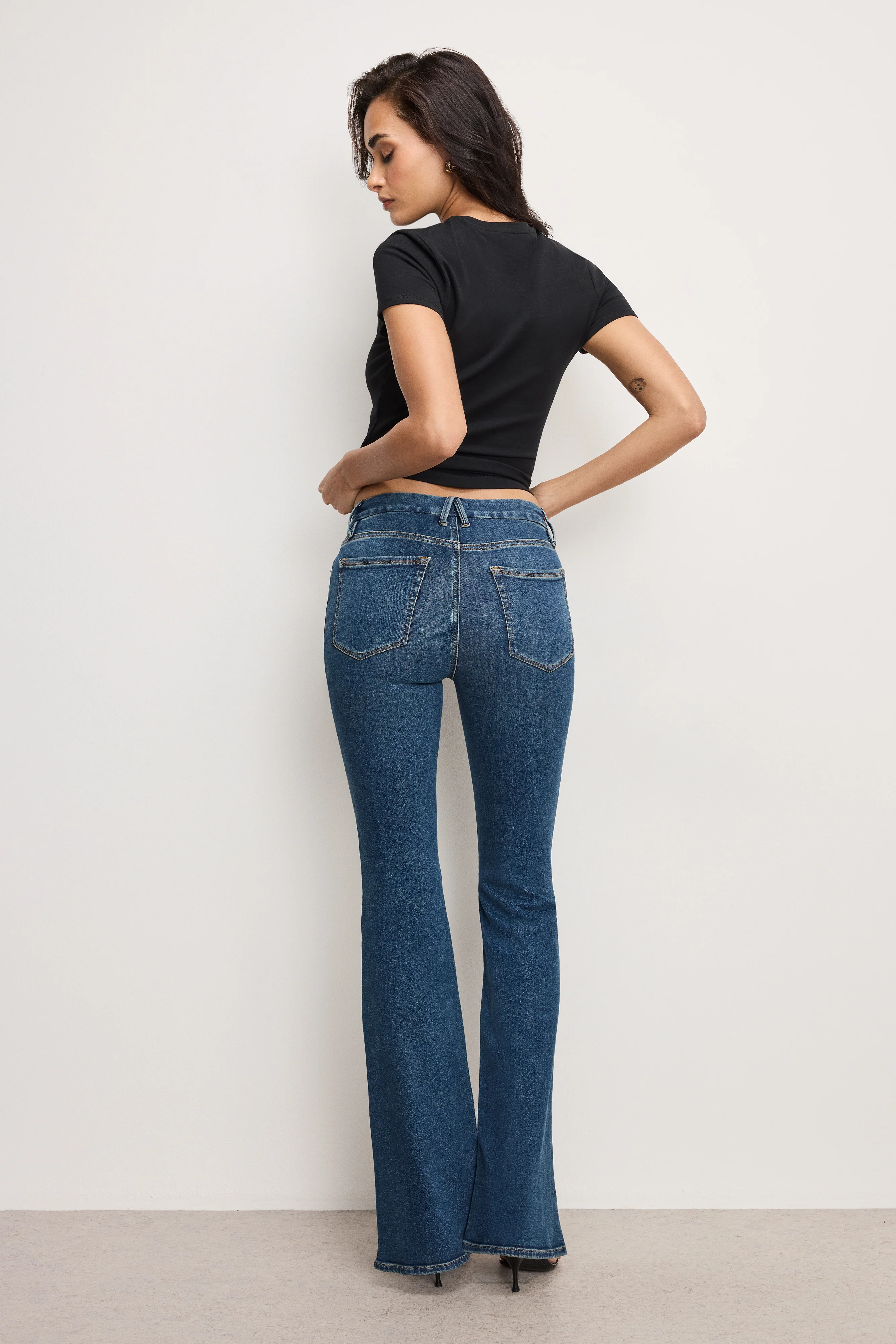 GOOD LEGS FLARE JEANS Blue004