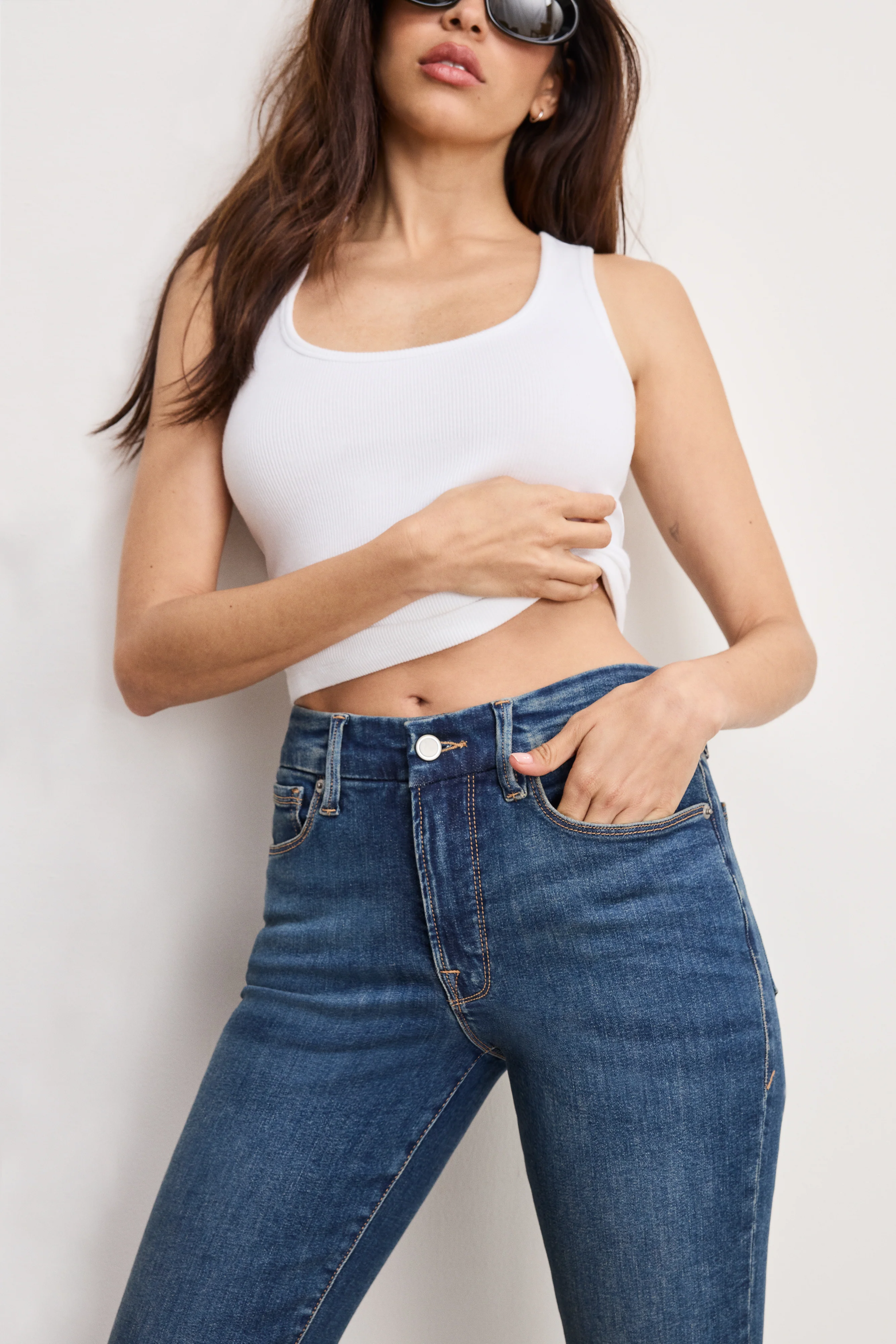 GOOD LEGS STRAIGHT JEANS LONG Blue004 4 GOOD LEGS STRAIGHT JEANS LONG Blue004