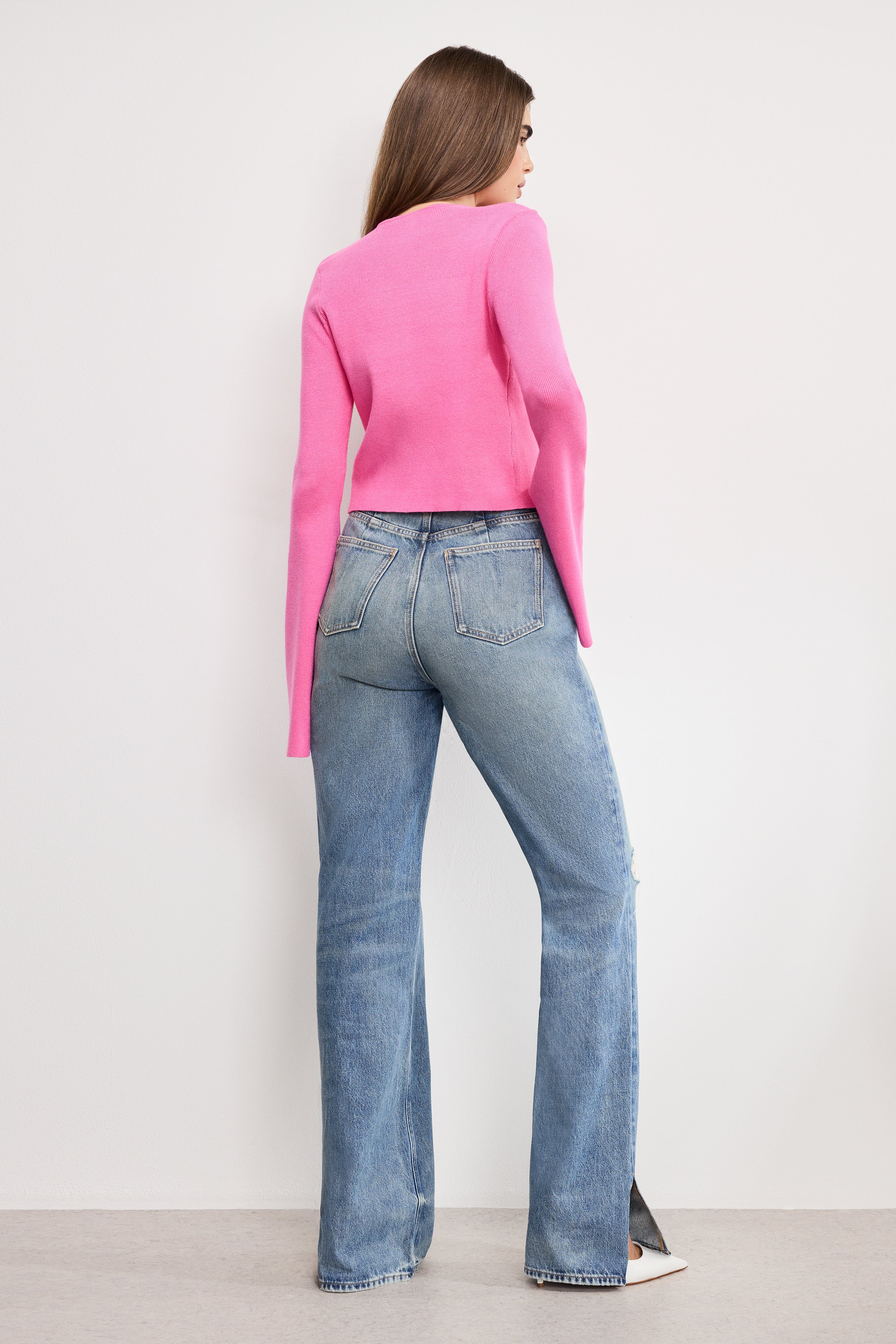 THE KHLOÉ JEAN LONG Indigo1017