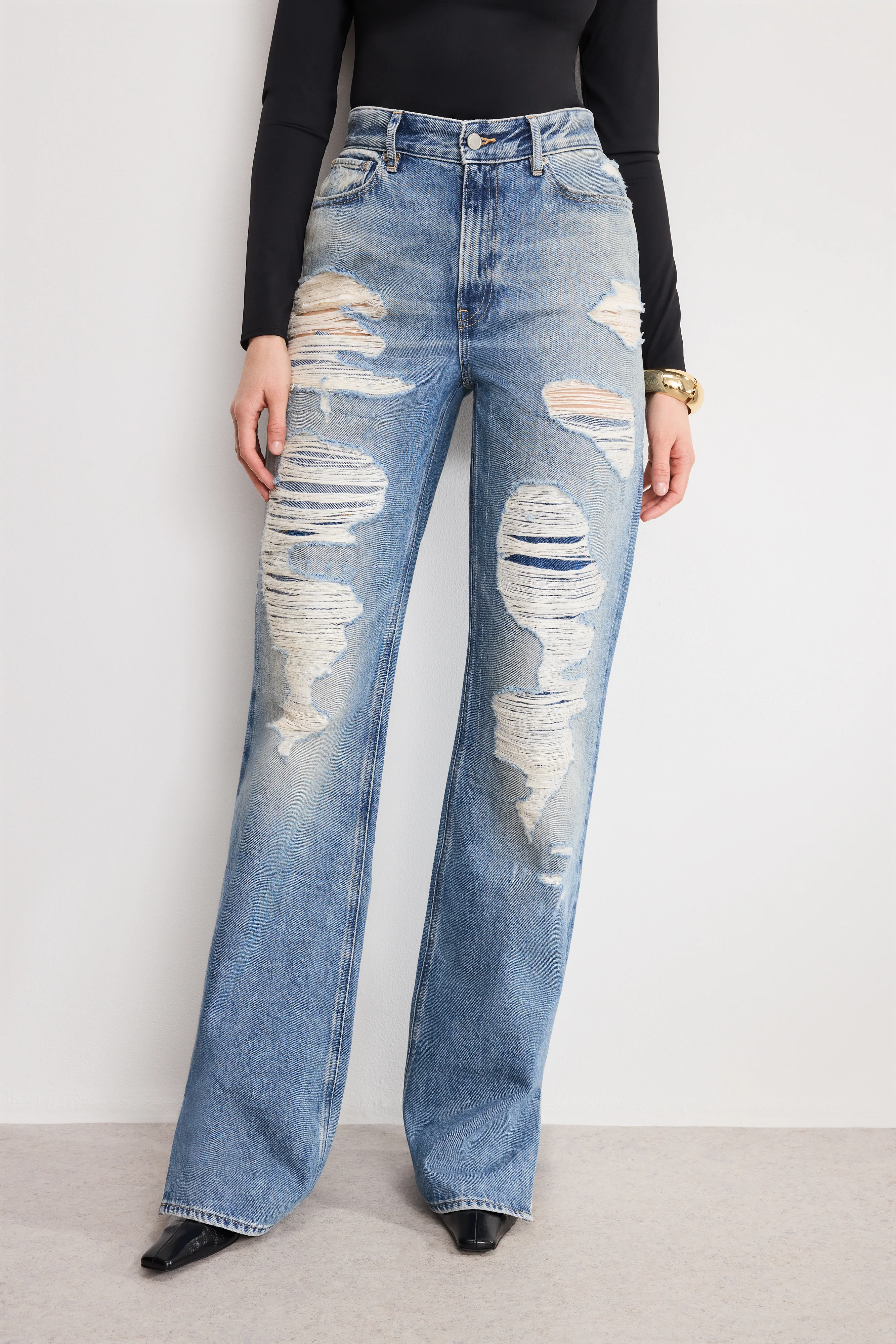 THE KHLOÉ JEAN LONG Indigo1067