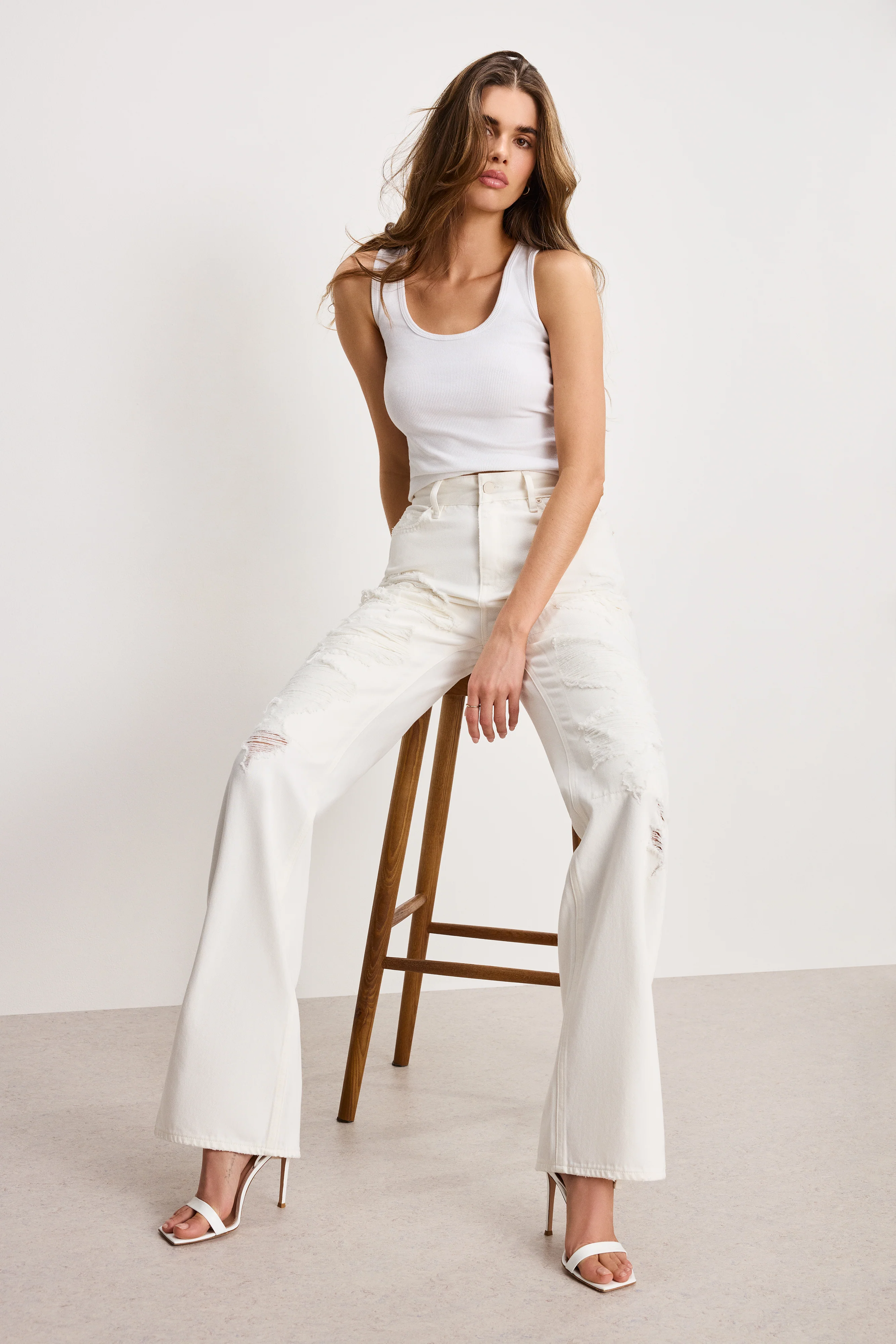 THE KHLOÉ JEAN LONG Cloud white001 4 THE KHLOÉ JEAN LONG Cloud white001