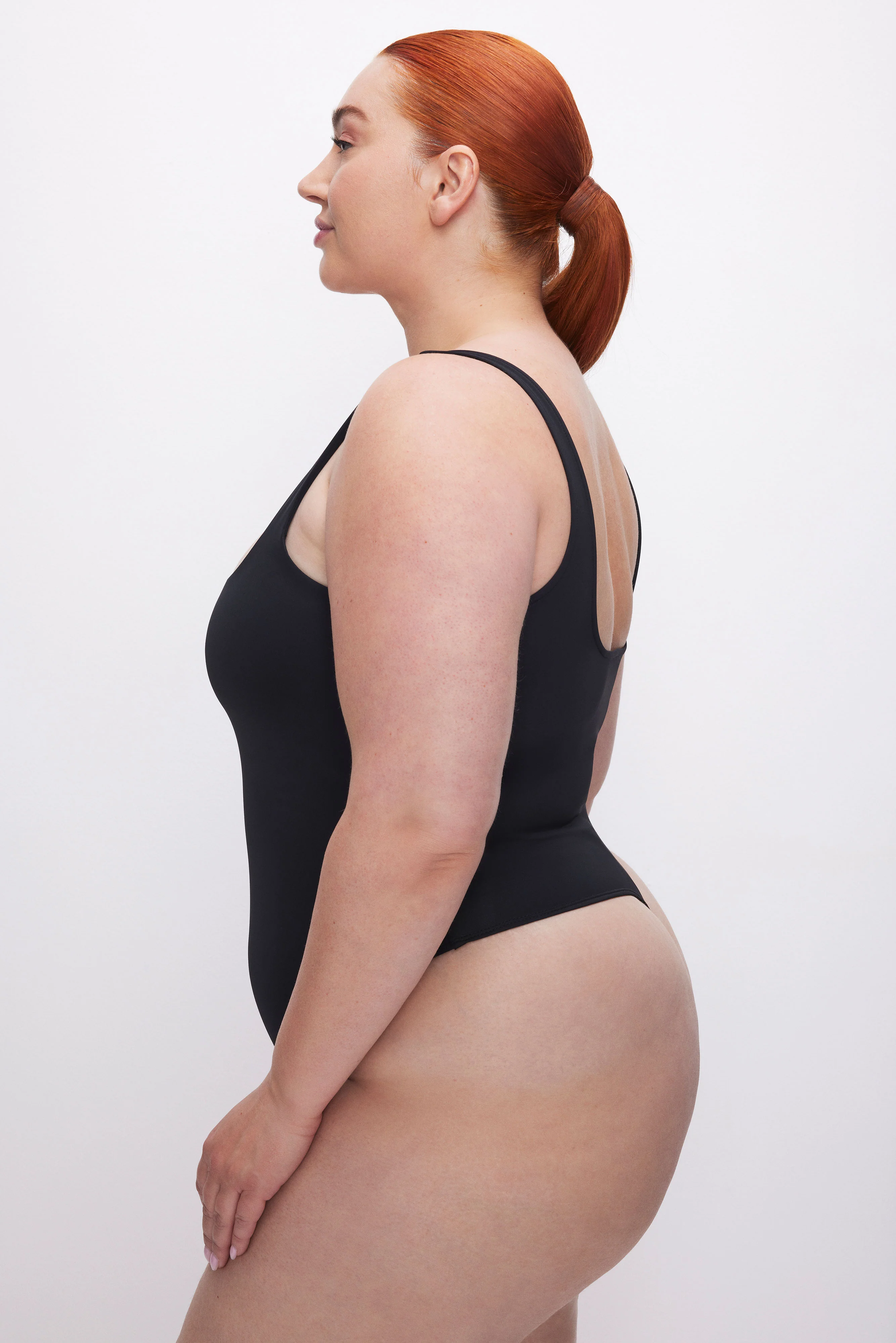 SCULPTING MODERN TANK BODYSUIT Black001 8 SCULPTING MODERN TANK BODYSUIT Black001