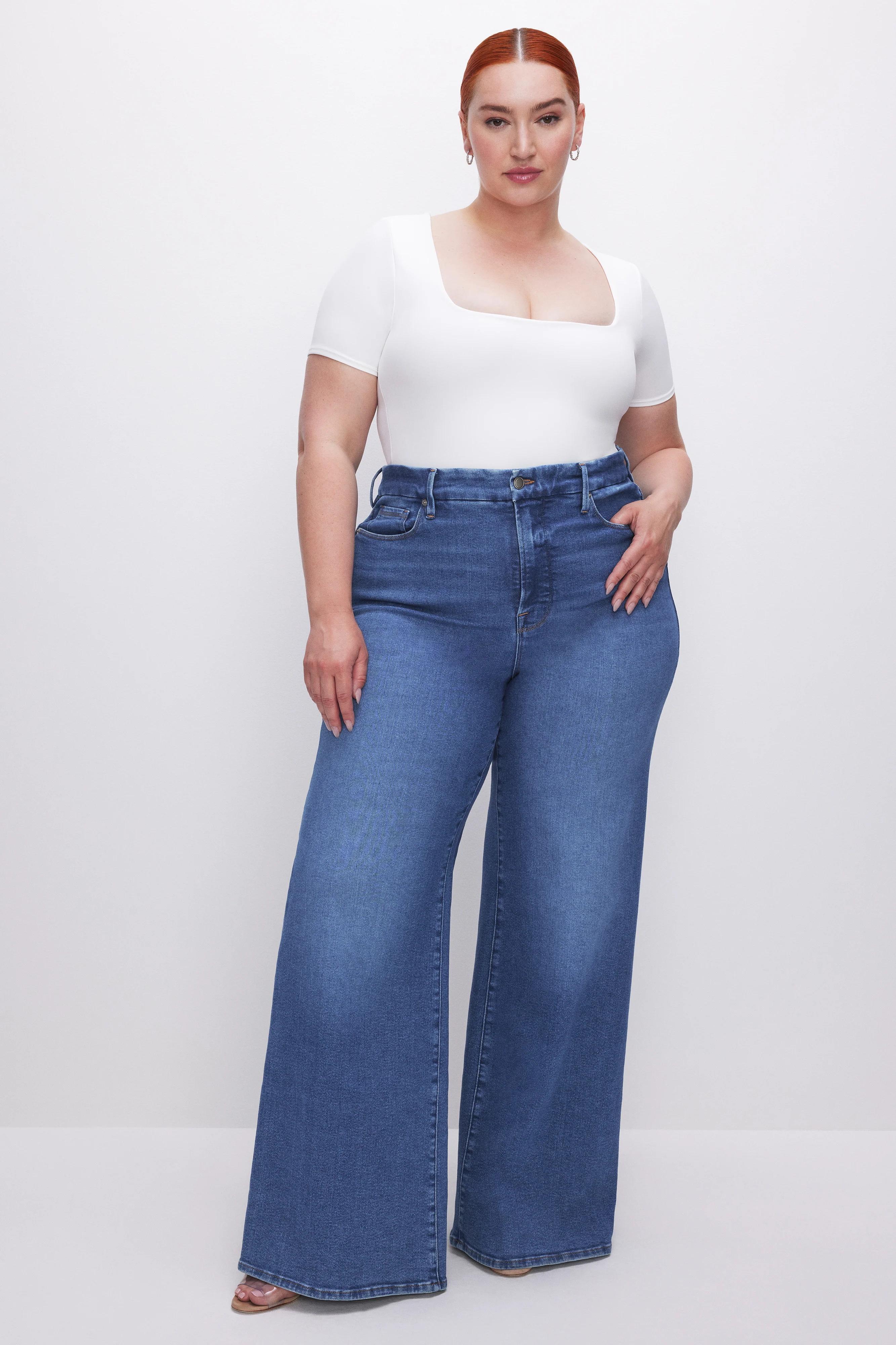 SCULPTING SQUARE NECK BODYSUIT White001 7 SCULPTING SQUARE NECK BODYSUIT White001