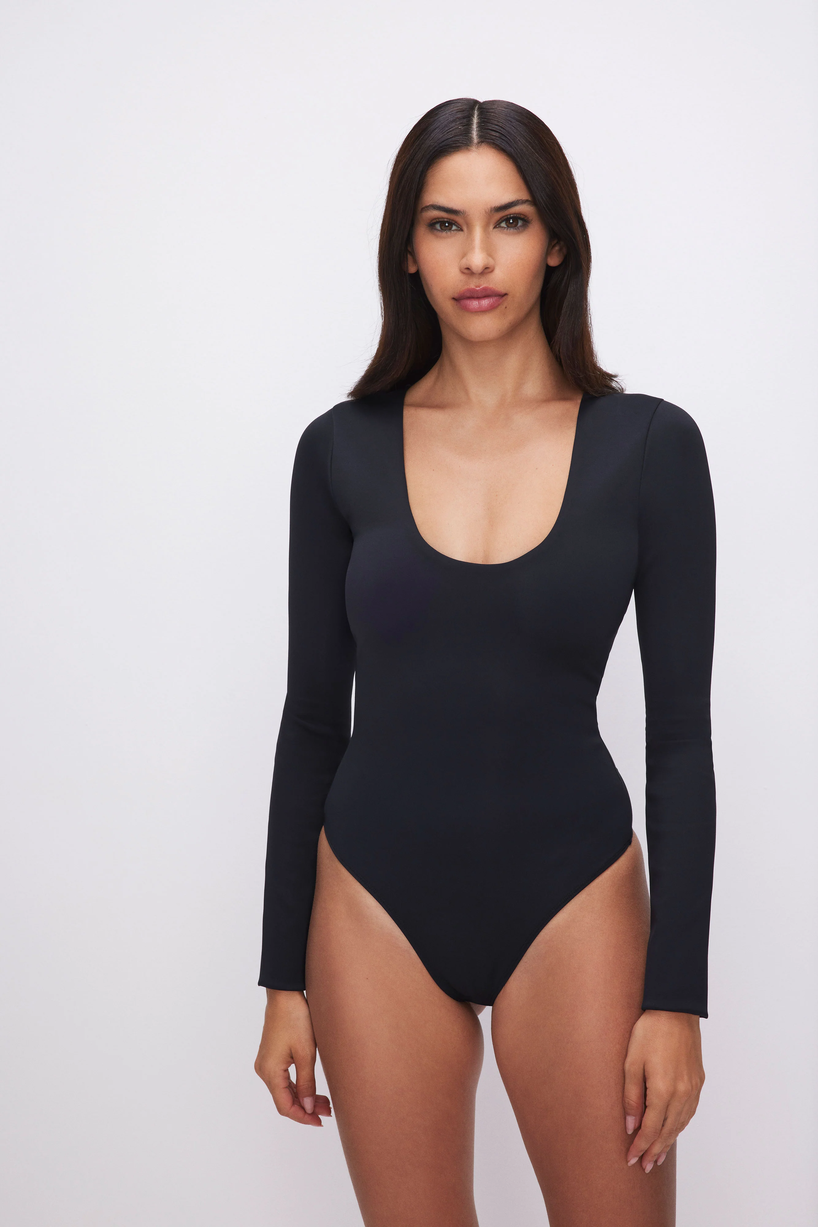 SCULPTING SCOOP NECK BODYSUIT Black001 3 SCULPTING SCOOP NECK BODYSUIT Black001