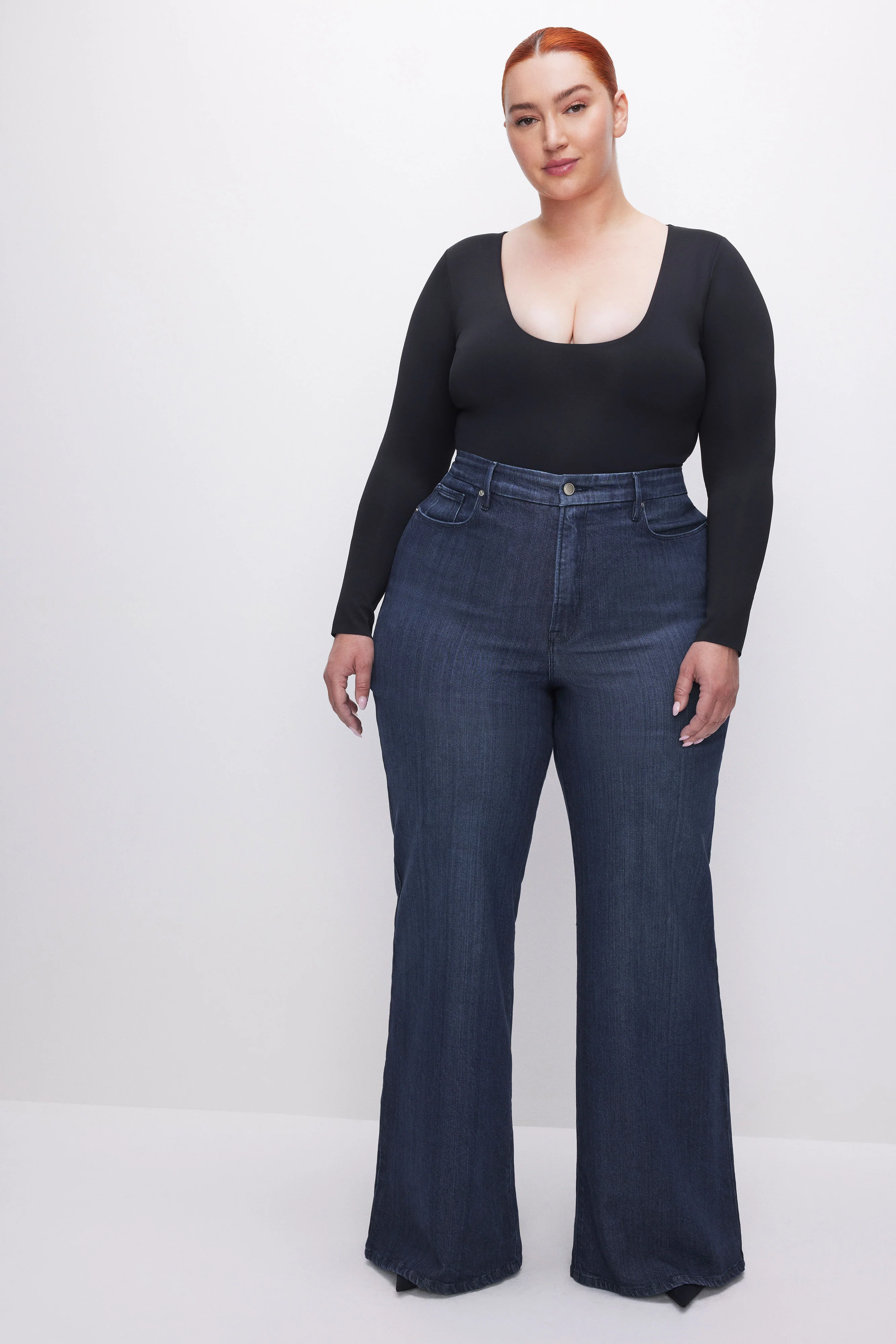 SCULPTING SCOOP NECK BODYSUIT Black001 6 SCULPTING SCOOP NECK BODYSUIT Black001