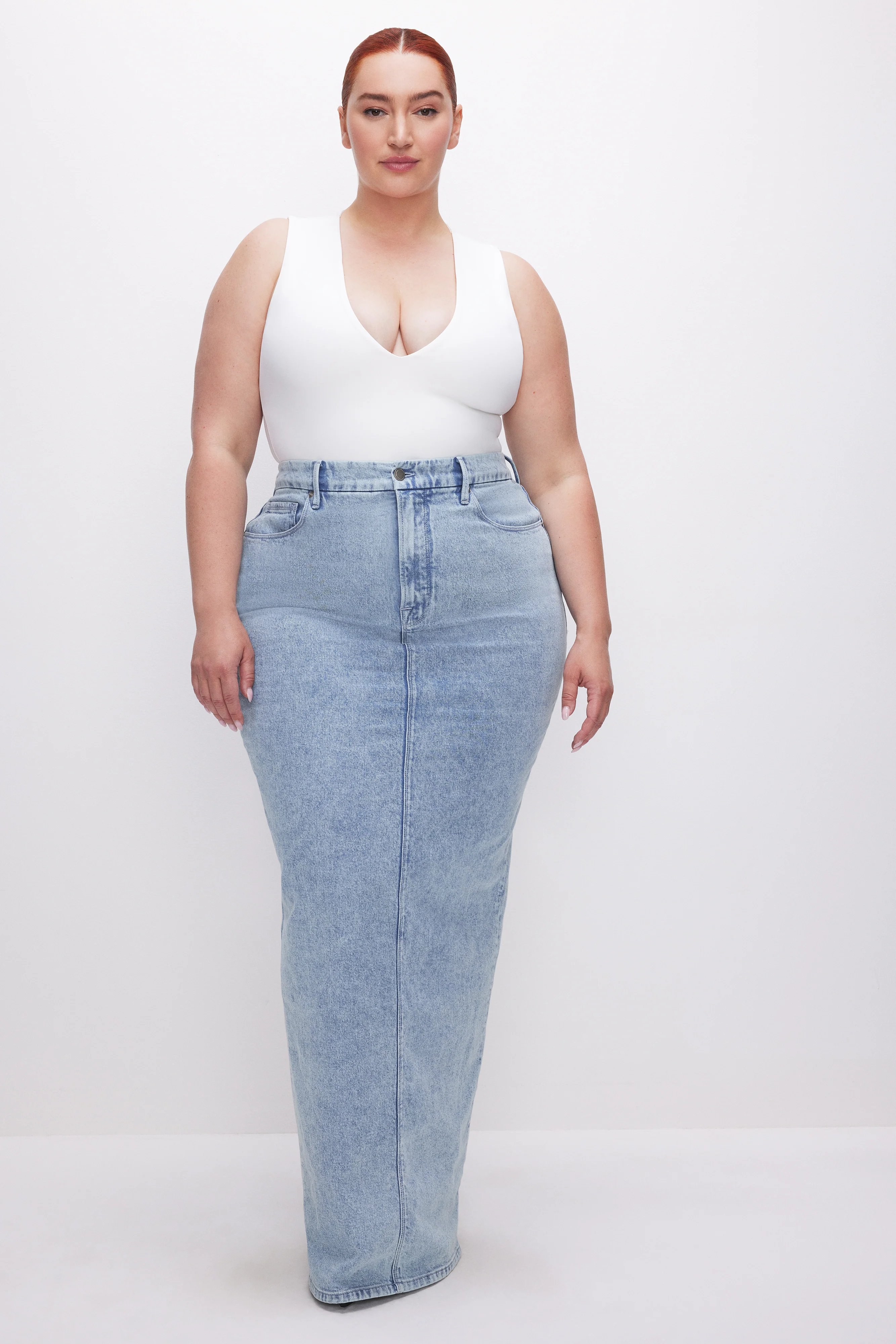 SCULPTING DEEP V TANK BODYSUIT White001 7 SCULPTING DEEP V TANK BODYSUIT White001